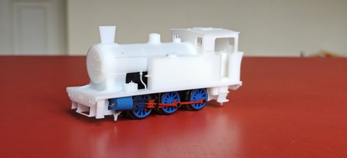 OO Gauge - Andrew Barclay Works Nr.1296 - 3D gedruckte Karosserie für Hornby Chassis | Condition: New