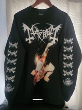 MAYHEM INVADES AMERICA LONG SLEEVE MODERN ON SHAKA HEAVYWEIGHT T SHIRT