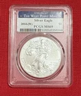 MS69 2014-(W) American Silver Eagle PCGS West Point Label