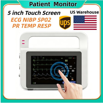 #ad US Warehouse 5quot; Touch Screen Portable 6 parameters Patient Vital Signs Monitor $320.00
