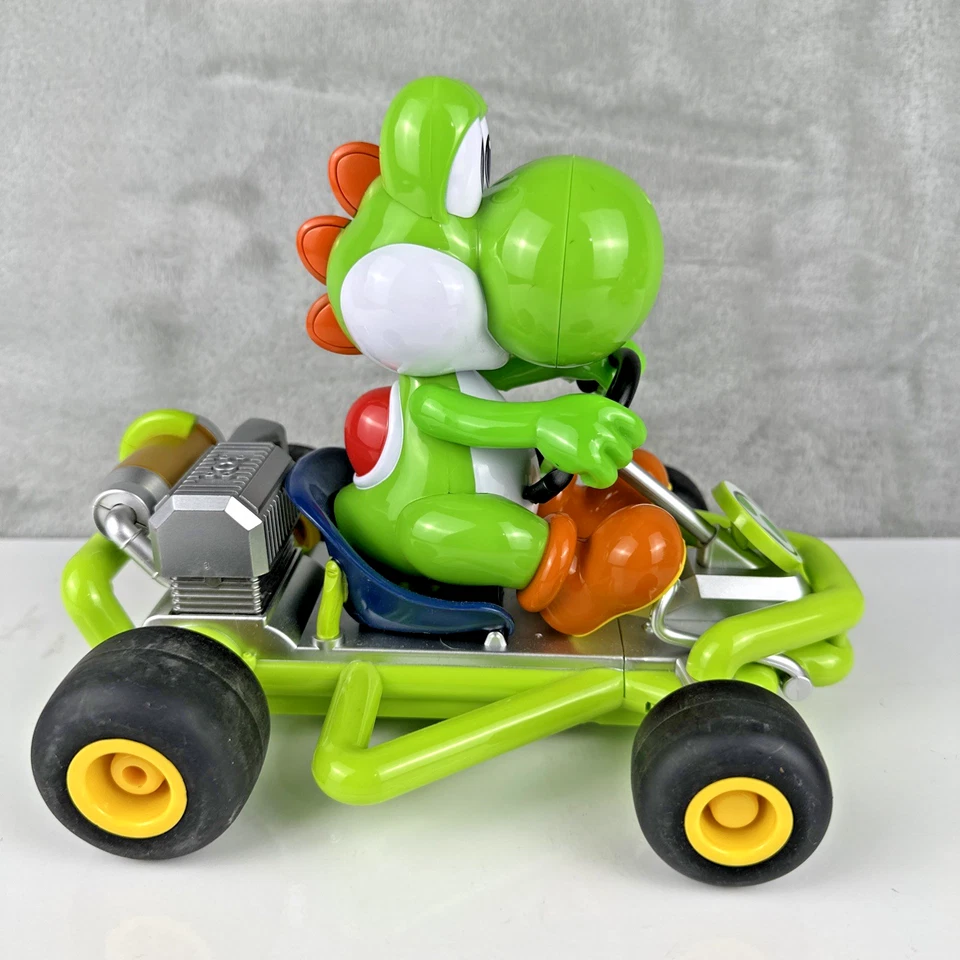 Carrera Super Mario Kart RC Cars 2.4GHz Pipe Kart Cars Yoshi + Mario NO REMOTES - Image 3 of 4