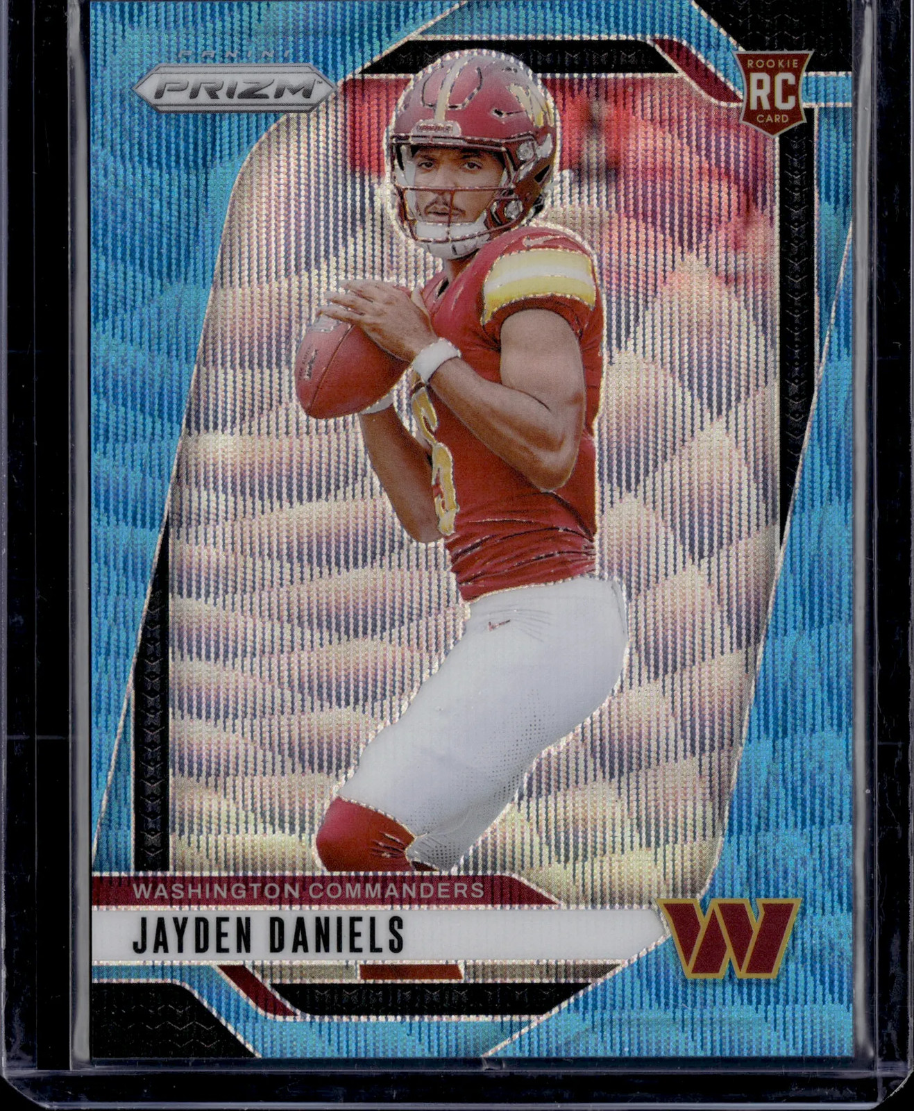 2024 Panini Prizm Jayden Daniels #347 Blue Wave RC /230
