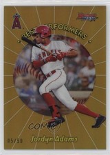 2018 Bowman's Best 1998 Performers Gold Refractor 5/50 Jordyn Adams #98BP-JA xr1