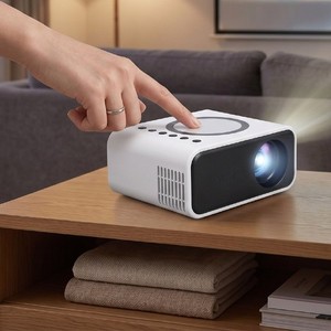 WiFi Bluetooth Mini Projector Portable Wireless Home Cinema Projector For Movi .