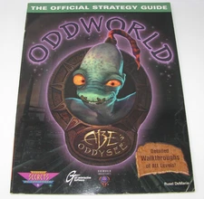 Oddworld Abe's Oddysee Prima Official Strategy Strategy Guide PS1/PC