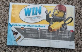 Lego Manuals Lego City-60047, 60035, 4435, 60972, 60047(#4 only) No Bricks