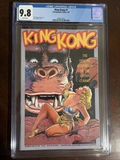King Kong #1 CGC 9.8 WHITE PAGES 1991 Dave Stevens Cover Classic Cover