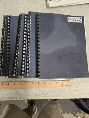 #ad lot of 5 kohler 7 HP tiller manuals $20.00