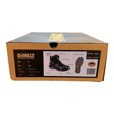 DeWALT Newark Mens Black S3 WR WaterProof Safety Steel Toe Lace Up Boots
