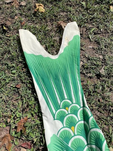 Japanische grüne Koi Dongxu Karpfen 5 Fuß lang Fisch Windsack Garten Flagge Vintage - Bild 9 von 11