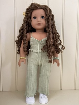 CYO American Girl Create Your Own Multicolor Eyes Curly Hair Jess Mold Rare New
