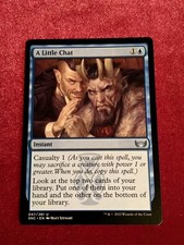 MTG - Streets of New Capenna #47 U : A Little Chat 🔥 Unplayed Mint+