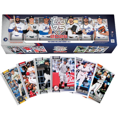 2026 Topps Complete Sets Baseball - Hobby Box - 75th Anniversary  Factory Sealed