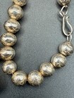 Vintage Sterling Silver Native American Style Bench Bead Necklace 24in — photo 6