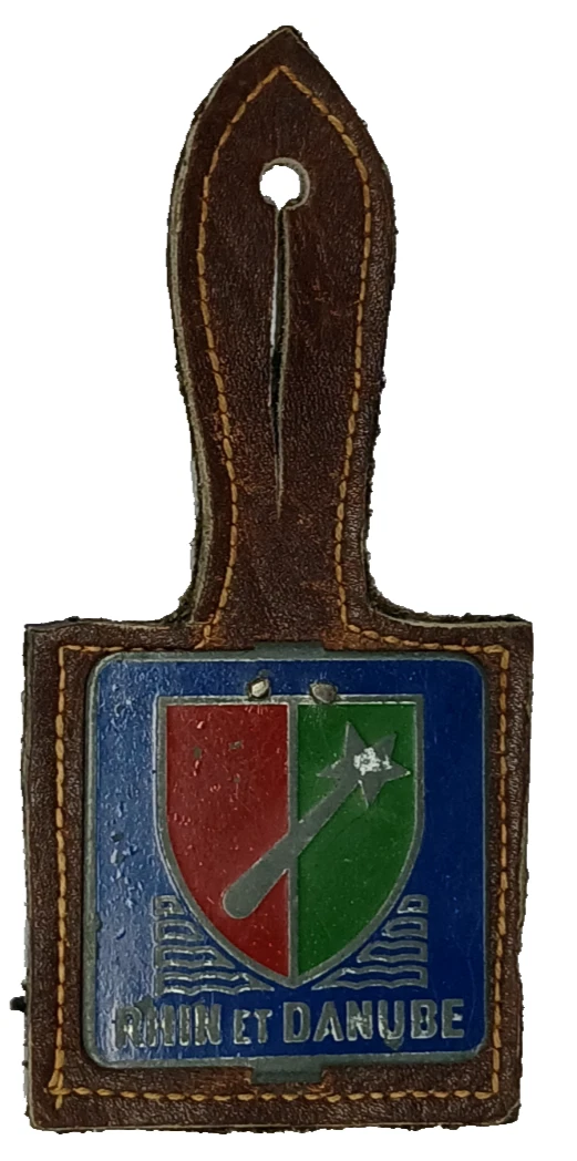 Guerre 1939-1945. Insigne 'Rhin et Danube', 1ère armée française. Musée