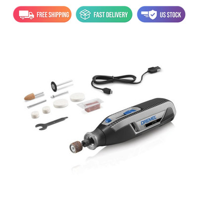 Dremel Lite 7760-N/10W 4V Cordless Rotary Tool Kit w/10 Accessories USB