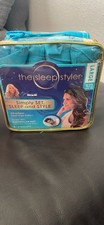 The Sleep Styler, absorbent heat-free rollers. Large- long,thick,curly hair