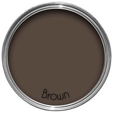 DARK BROWN SMOOTH MASONRY PAINT (2.5 LITRE UNBRANDED TIN)