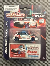 Majorette Japan Series Honda Civic Type R EK9 w/ Tuning Parts Included