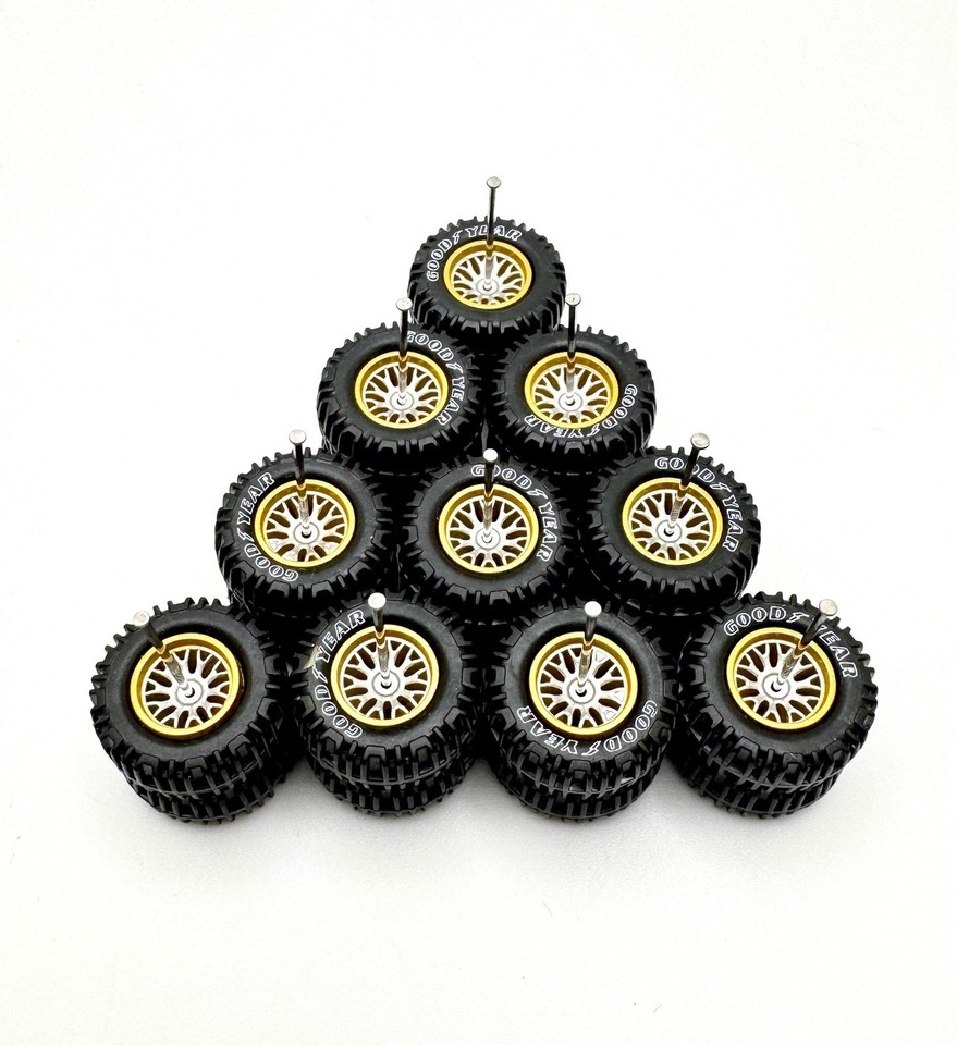 KK-Scale 1:18 Firestone Firehawk USA Pneumatici E Cerchi Set KKDCACC038 - Foto 4