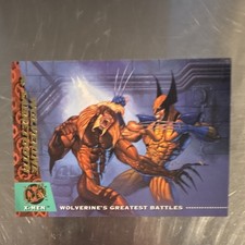 Fleer 1994 Ultra X-Men Wolverine vs. Sabretooth #137 Marvel Trading Card