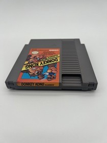 Donkey Kong Classic (NES, 1989) Cleaned Tested Working