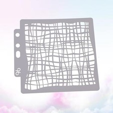 Reusable Painting Templates White Plastic Stencils for Drawing and Crafts