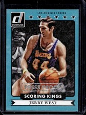 2014-15 Panini Donruss Jerry West Scoring Kings Press Proofs Silver #/25 Lakers