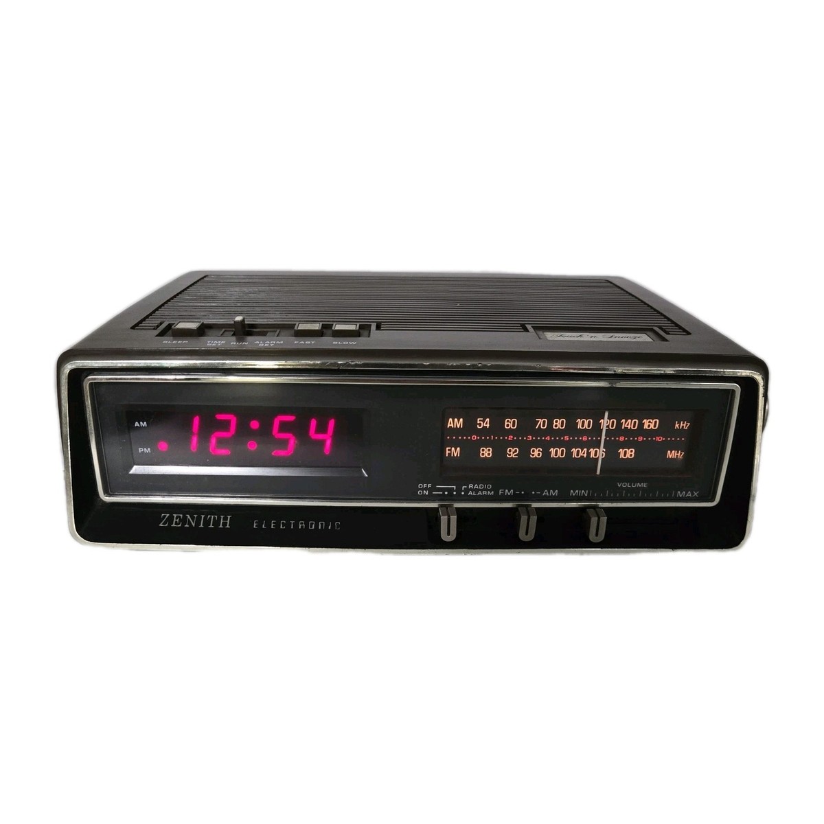 Vintage Zenith H472W Space Age Digital Am/fm Alarm Clock Radio