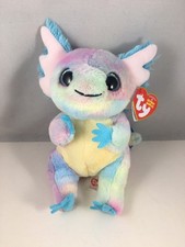 Ty Beanie Baby LOXIE the Pastel Axolotl 6" NEW MWMTs Plush Stuffed Animal Toy