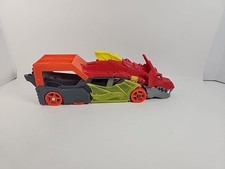 Hot Wheels City Dragon Launch Transporter Toy Car Track Set Storage Carrier