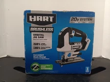 HART HPJS25 Jigsaw 20V Battery-Powered Brushless Orbital Jigsaw (Tool-Only)