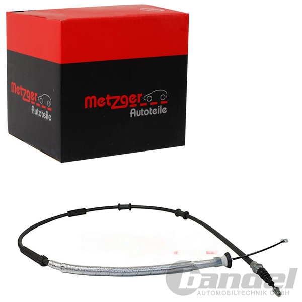Metzger Handbremsseil Hinten Links Passend FÜR Abarth Grande Punto Alfa Romeo-image