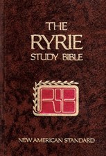 RYRIE STUDY BIBLE (NEW AMERICAN STANDARD) By Charles Caldwell Ryrie - Hardcover