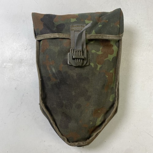 German Military Tri-fold Shovel Entrenching Tool Flecktarn Case ONLY