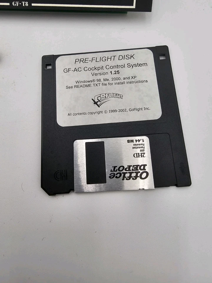 GoFlight GF-T8 Module Flight Simulator Controller w USB Cable - Image 4 of 4