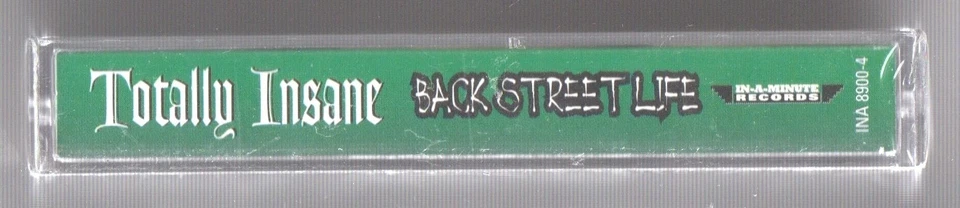 TOTALLY INSANE Back Street Life SEALED Bay Area Rap Tape Dre Dog 11/5 1995 - Image 3 of 3