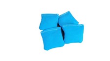 2" Bean Bag Toss Bright Blue Set of 4 Mini Cornhole Bags