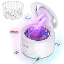 Ultrasonic Retainer Cleaner, 180ML/45kHz Portable Ultrasonic Jewelry Cleaner,...