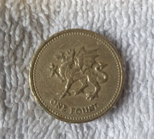 1995 Welsh Dragon £1 One Pound Coin - circulated