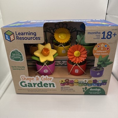 Learning Resources Shape & Color Garden, Toddler Outdoor Toys, Sensory Toys,