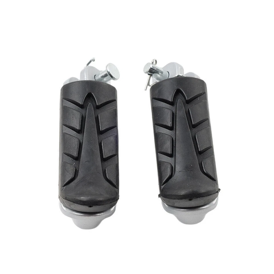 1 par de clavijas delanteras universales para motocicleta reposapiés de pedal para Honda Grom MSX125 Foto 2 de 4
