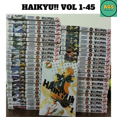 HAIKYU Manga NEW Set HAIKYUU English Vol 1-45 (SINGLE BOOK & 5 VOL