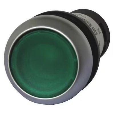 Eaton C22-Dl-G-K10-120 Illuminated Push Button, 22Mm, Green