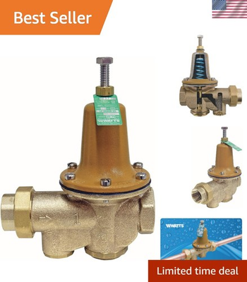 #ad 1quot; Copper Silicon Alloy Pressure Reducing Valve Adjust 25 75 psi $453.59