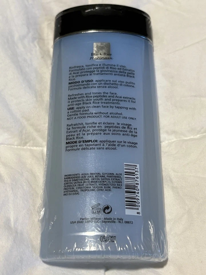PERLIER Black Rice Platinum Vitalizing Tonic Absolute Tonic 6.7oz - Image 2 of 4