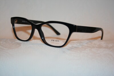 New Prada Eyeglasses PR 03WV Black (1AB-101) 53-16-140