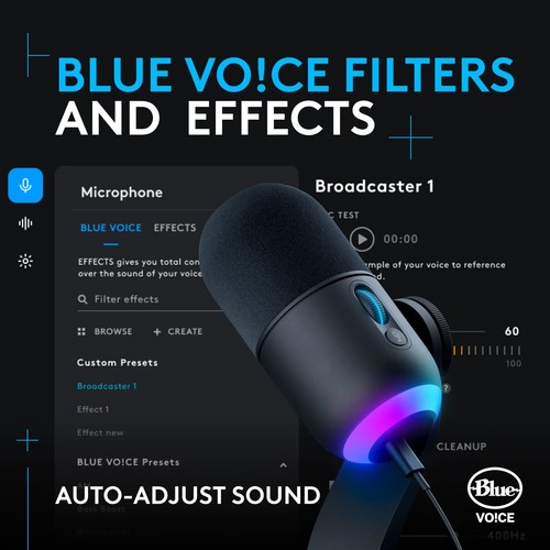 NEW Logitech Yeti GX Wired Dynamic Gaming / Podcast Microphone (988-000567) - 第 6/9 張圖片