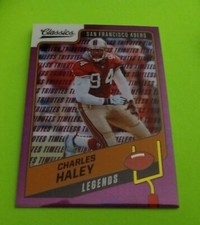 2021 Classics Premium Edition Timeless Tributes PURPLE #105 Charles Haley 23/35