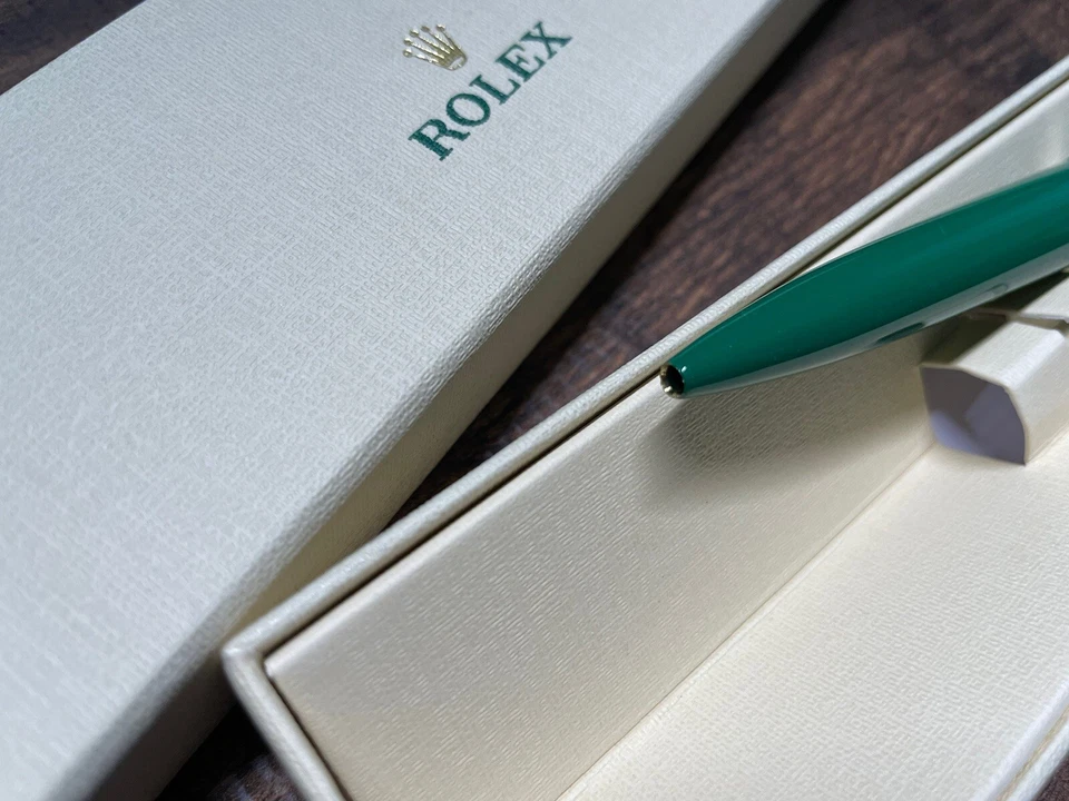 Bolígrafo Rolex Green Submariner Twist nuevo en caja recargable anuncio regalo Foto 4 de 4